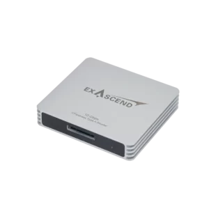 CFexpress Type A – Single-slot Card Reader (10 Gbps) side view